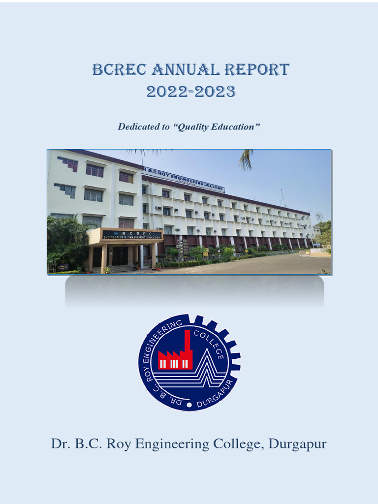 BCREC Annual Report 2022-23 | PDF | Classroom | Libraries