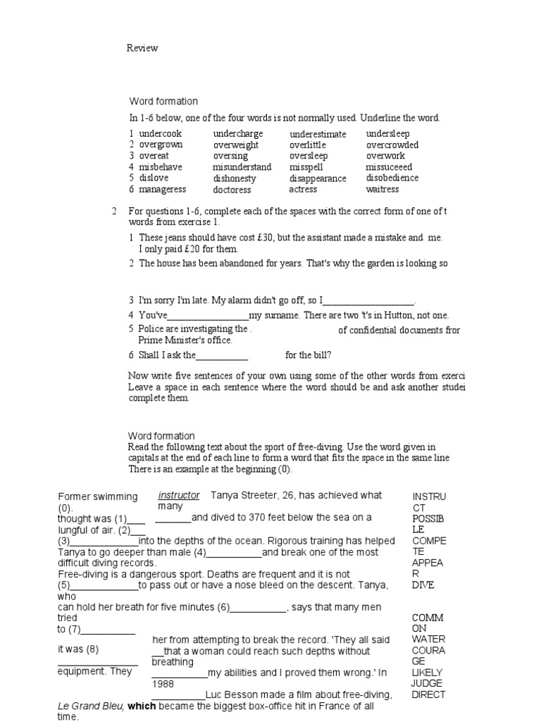 Music Word Formation | PDF