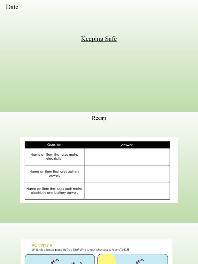 Electricity Safety for Kids: Key Tips | PDF | Wellness