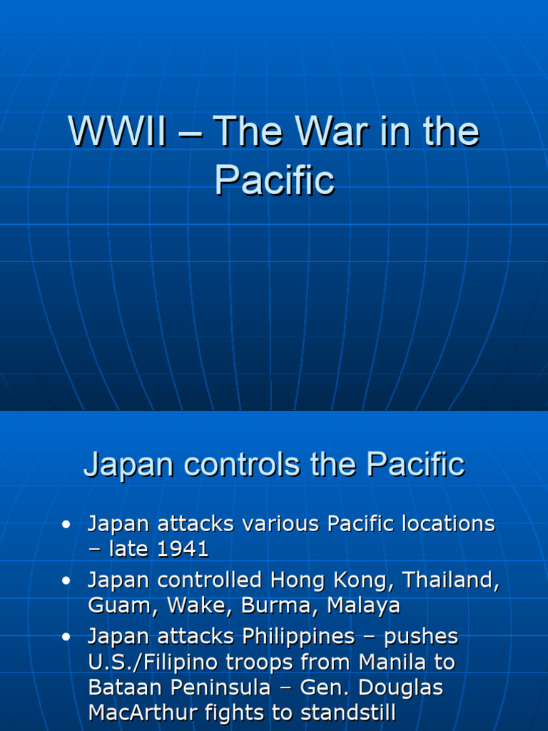War in The Pacific | PDF | Pacific War | Warfare