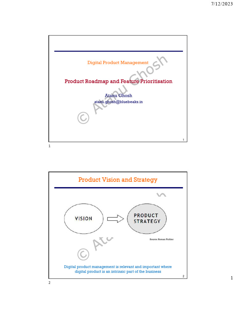 4.1 Product Strategy and Roadmap | PDF | Digital Marketing | Business ...