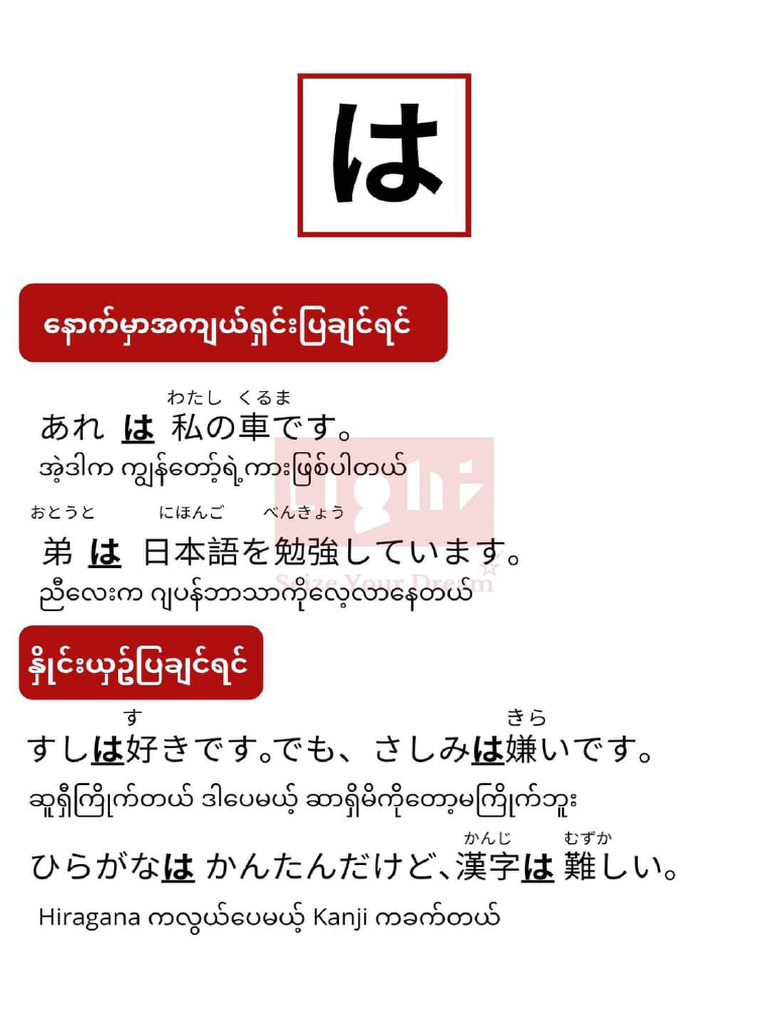 Japanese Particles by Light JLS | PDF