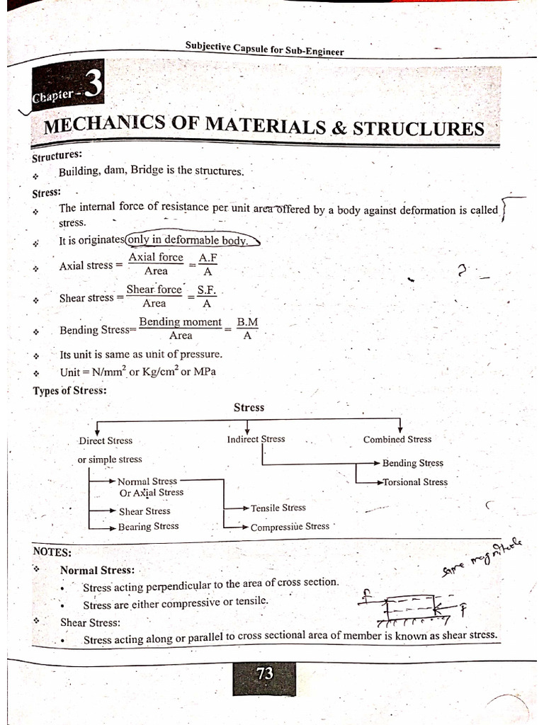 Mechanic of Material Subj 5th | PDF