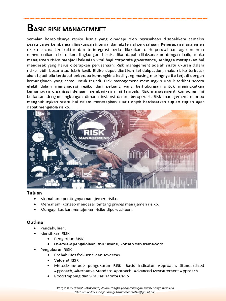 Panduan Manajemen Risiko Perusahaan | PDF