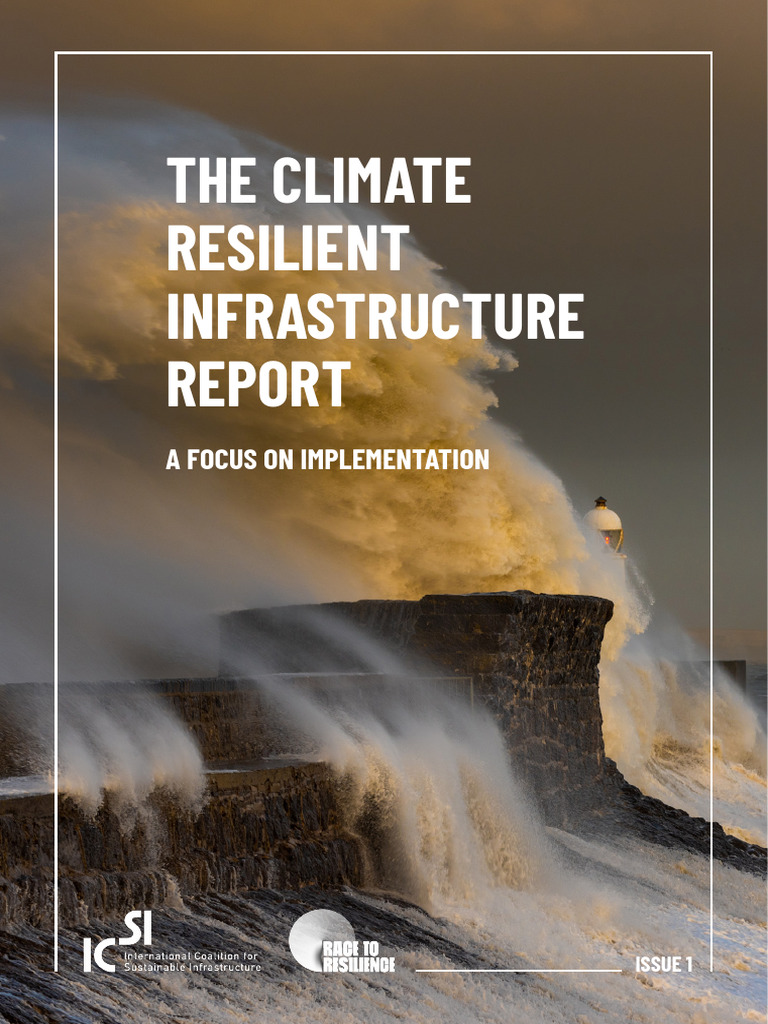 Climate Resilient Infrastructure Issue 1 Final Pdf Climate