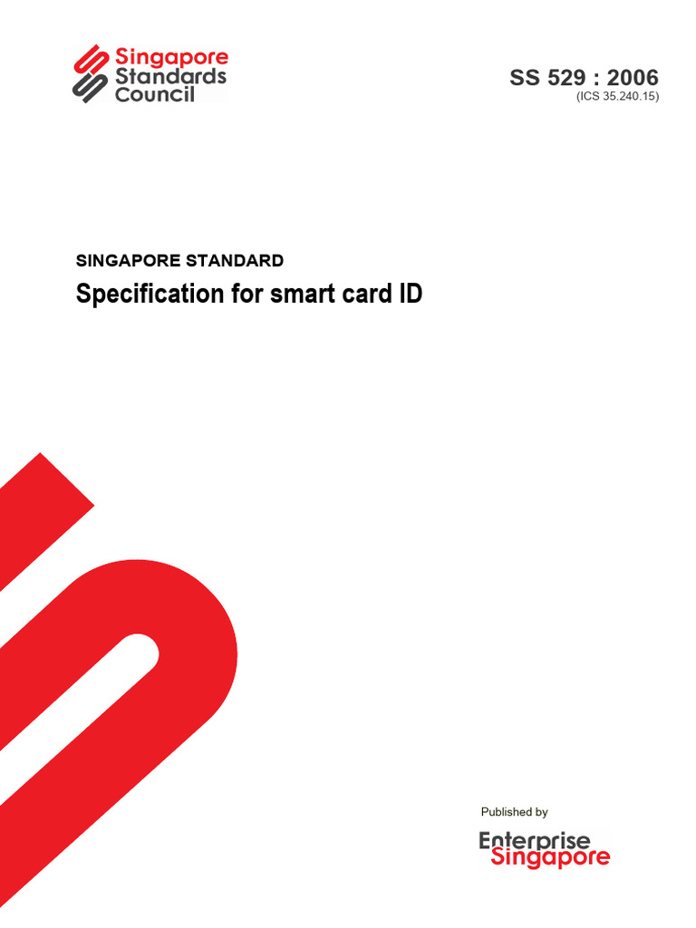Specification for Smart Card ID | PDF | Smart Card | Identity Document