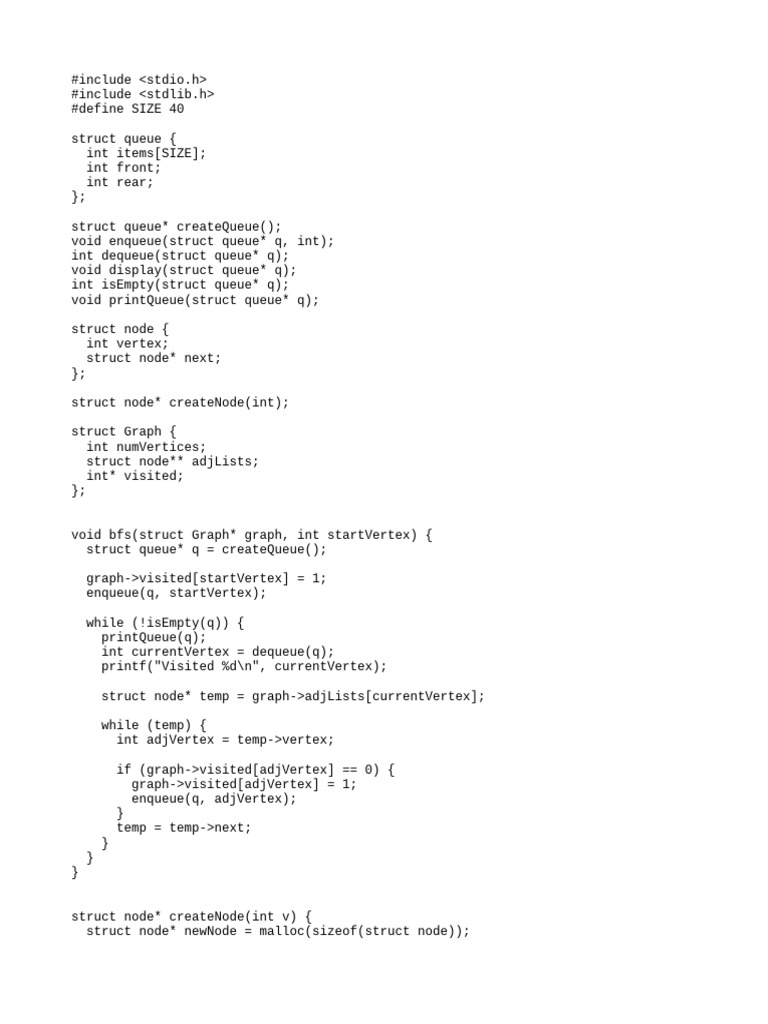 Dsa program pdf queue abstract data type vertex graph theory 