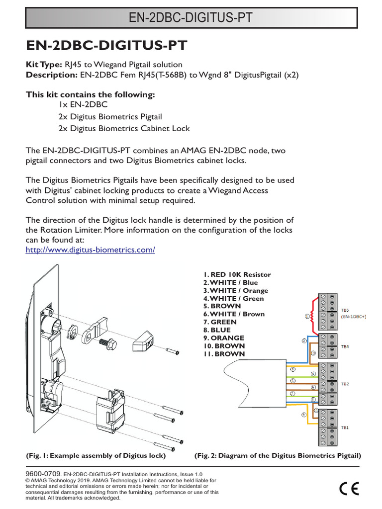 9600-0709-1.0 - EN-2DBC DIGITUS-PT Installation Instructions | PDF