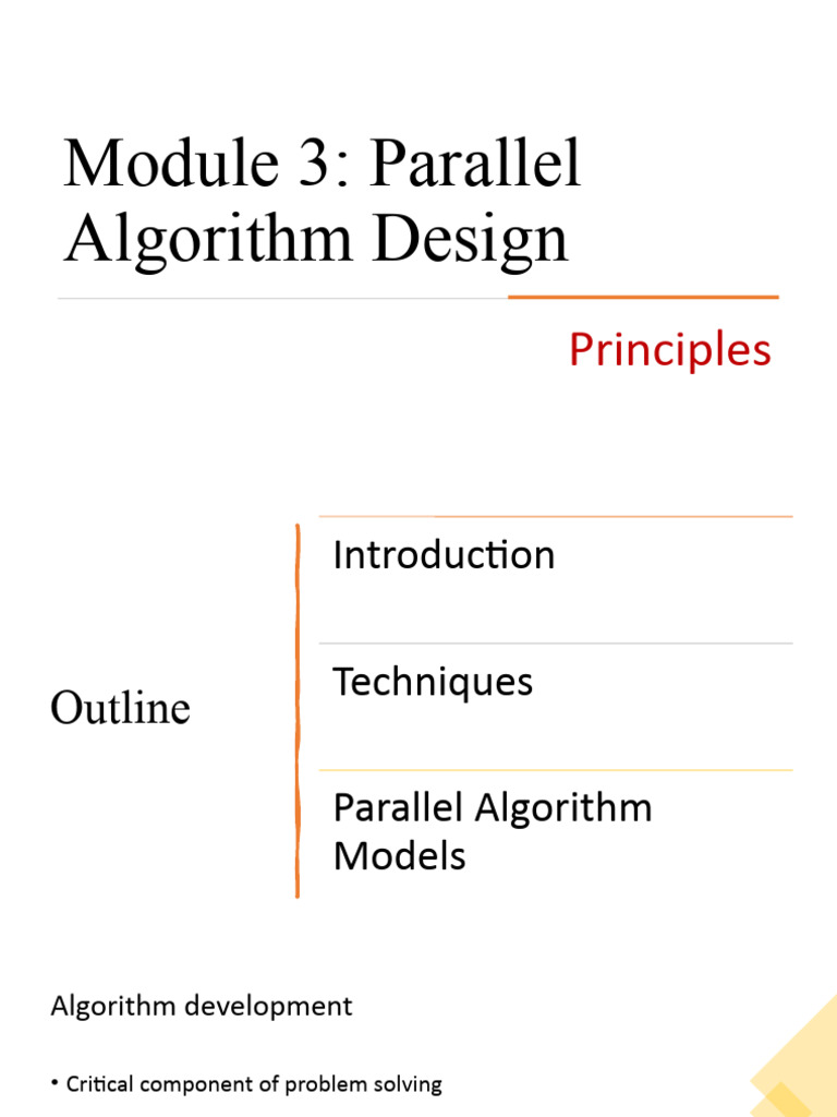 Parallel Algorithm Design Principles | PDF | Parallel Computing ...