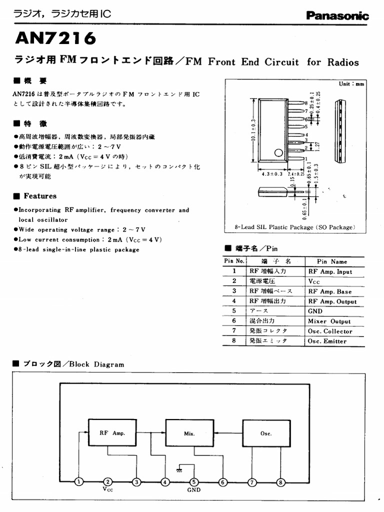 AN7216 | PDF