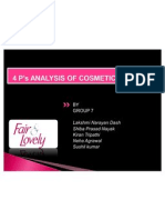 4 P Analysis of Cosmetic Product