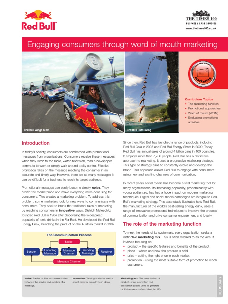 red bull interview case study