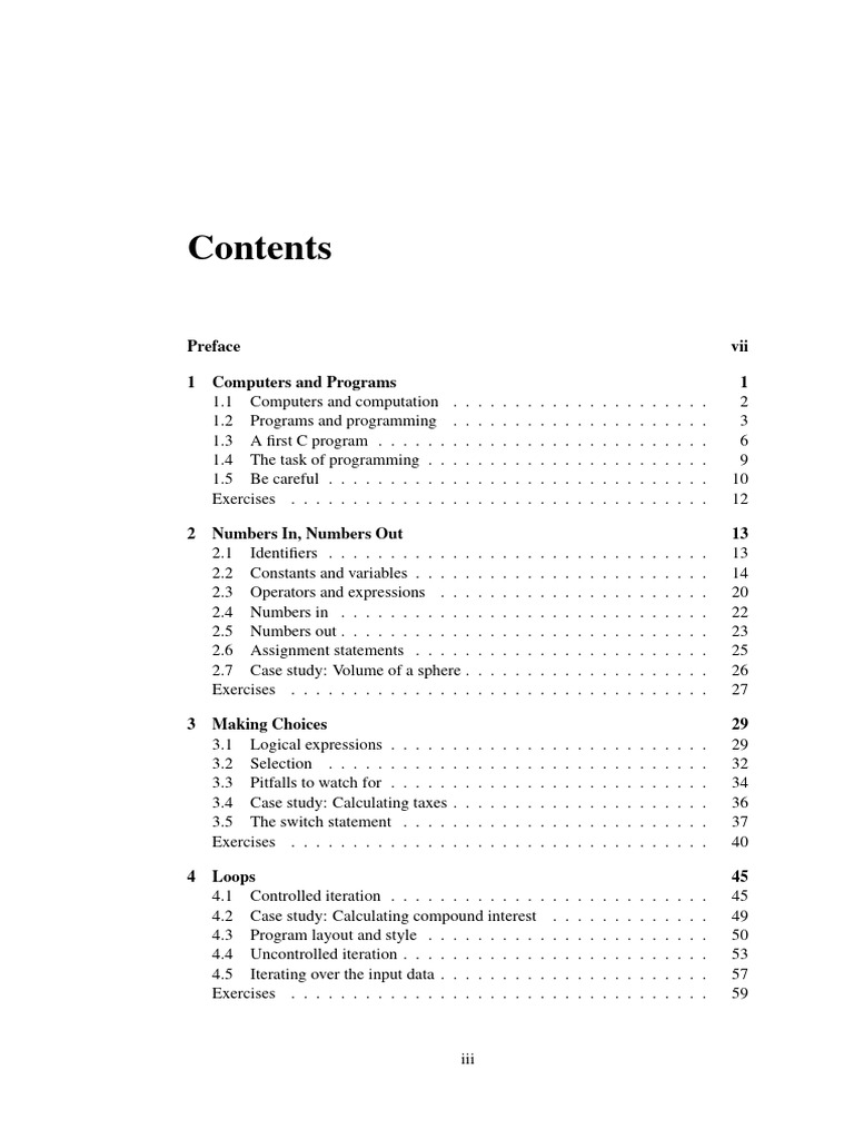 Introduction to C Programming Concepts | PDF | Pointer (Computer ...