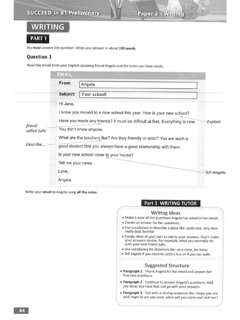 Writing PET | PDF