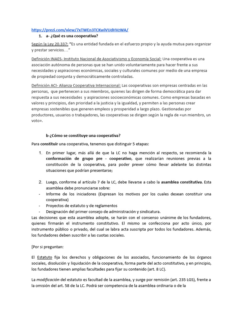 Cómo constituir una cooperativa en 5 pasos | PDF | Cooperativa | Democracia