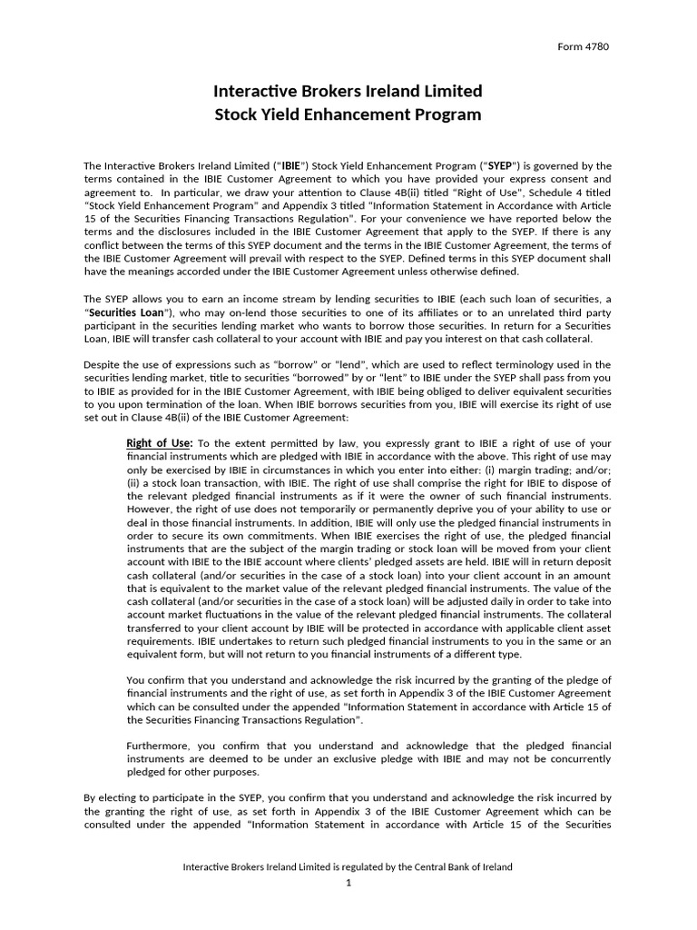 Stock Yield Enhancement Program Overview | PDF | Securities (Finance ...