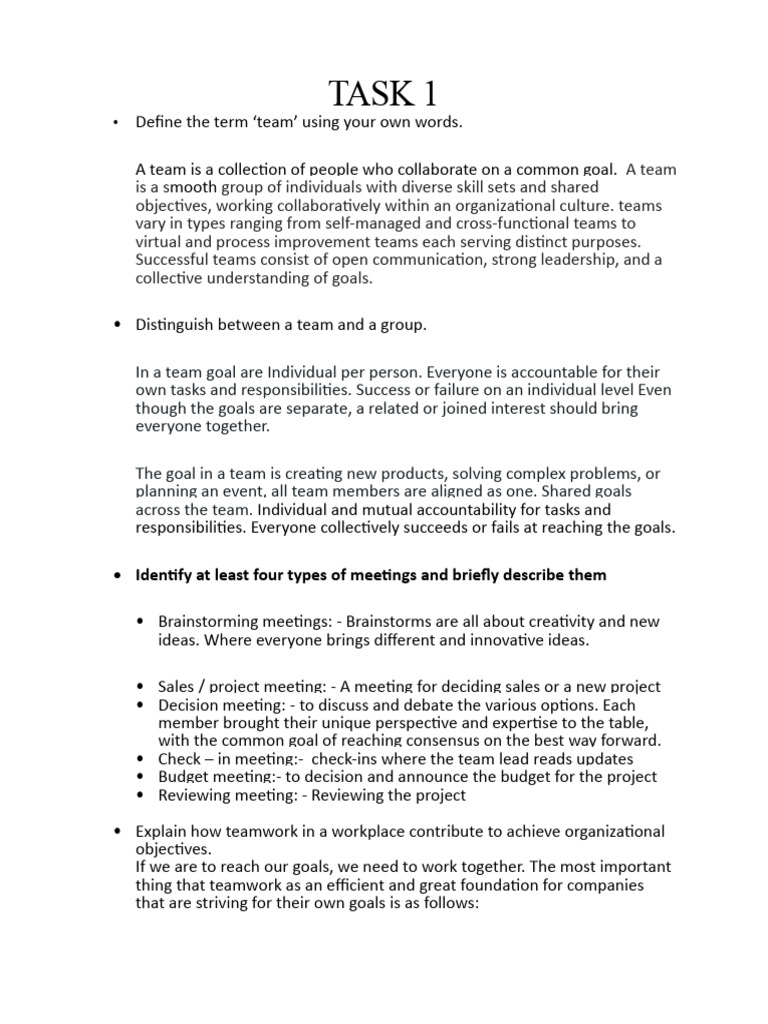Understanding Teamwork Dynamics in Organizations | PDF | Recruitment ...