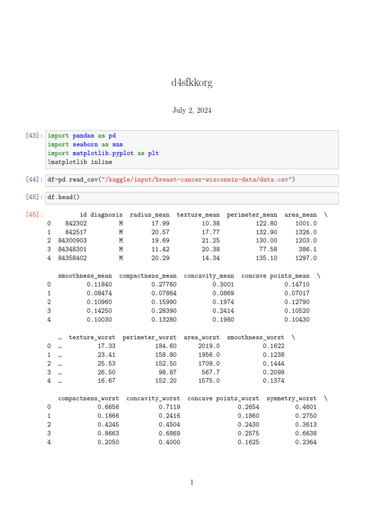 Python Code For Machine Learning | PDF | Receiver Operating ...