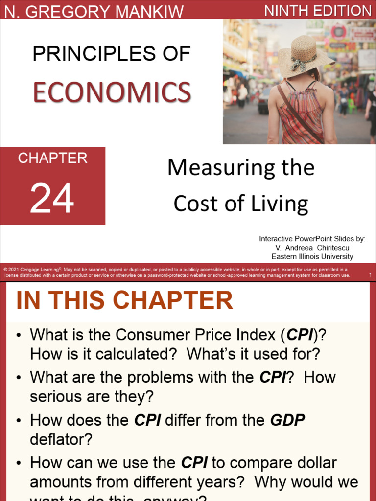 Interactive CH 24 Measuring The Cost of Living 9e | PDF | Cost Of ...