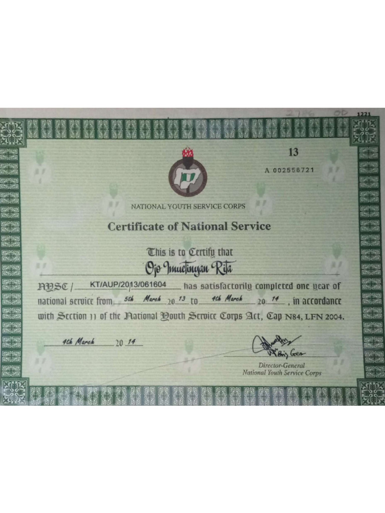 Nysc | PDF