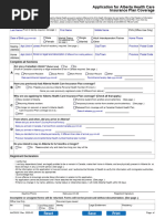 Alberta Adult Health Benefit Application | PDF | Taxes | Government ...