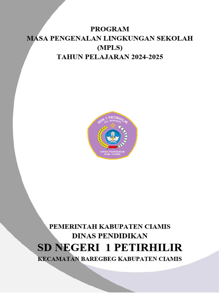 MPLS SD 2024-2025 di Ciamis | PDF | Ilmu Sosial | Kesehatan Holistik