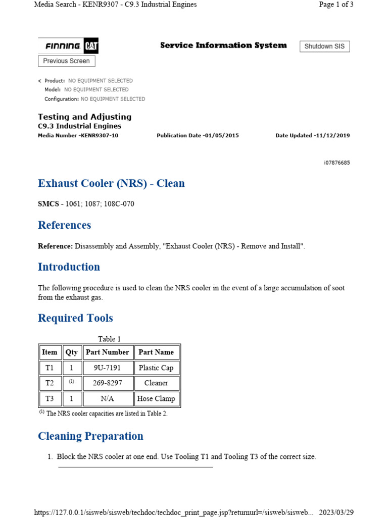 Exhaust Cooler (NRS) - Clean | PDF | Engines | Mechanical Engineering