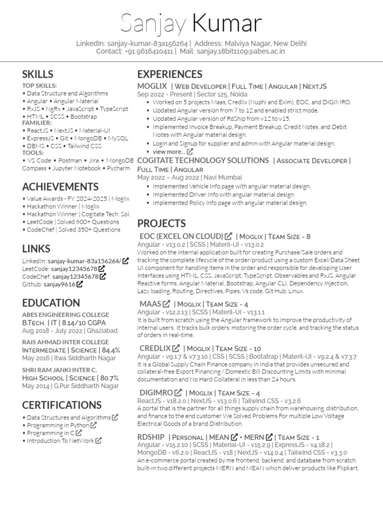 Deedy cv 1 pdf bootstrap front end framework software engineering