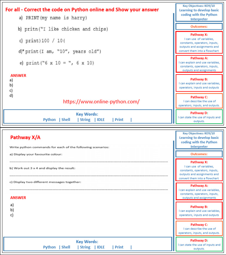 Lesson+1+ +Strings+and+Functions+Homework | PDF | Python (Programming ...