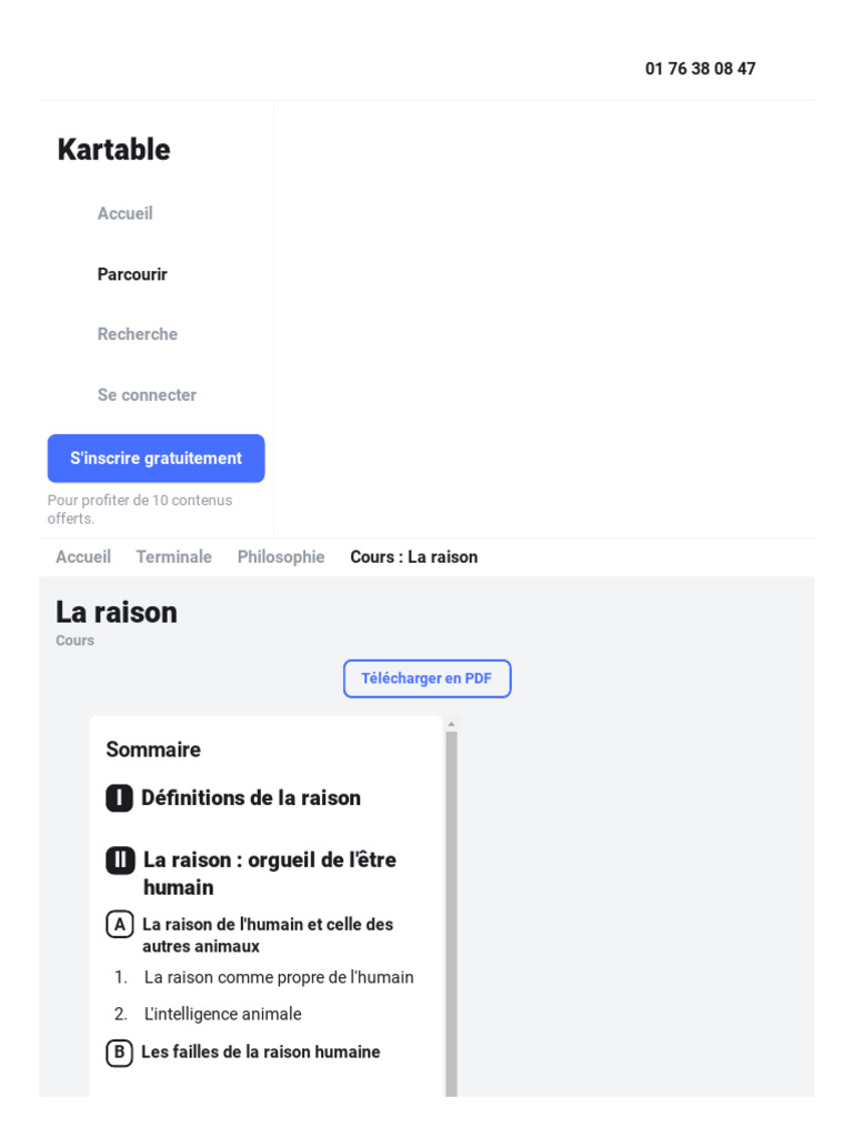 La Raison : Définition et Limites | PDF | Raison | René Descartes