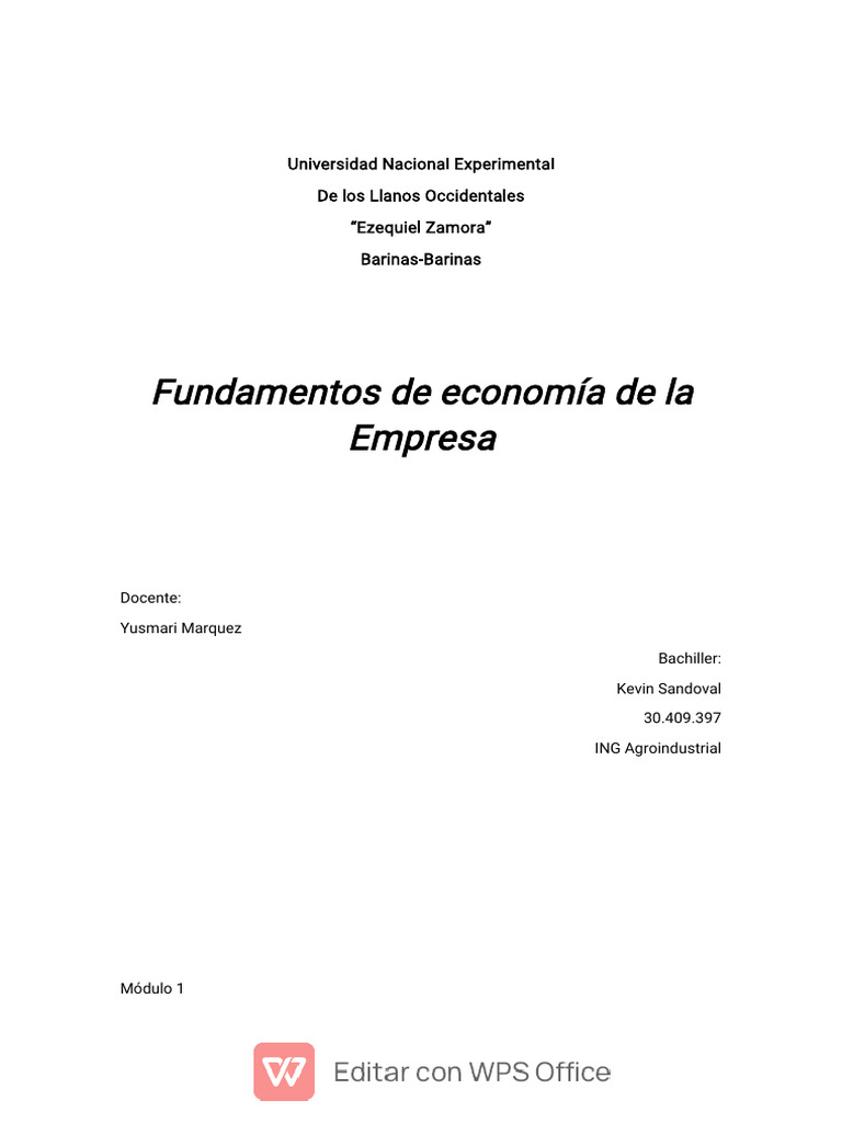Administración 2 Módulo 1 Pdf Mercado Economía Business