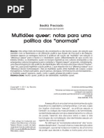 Muldidões Queer - notas para uma política dos anormais