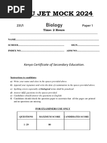 Biology PP1