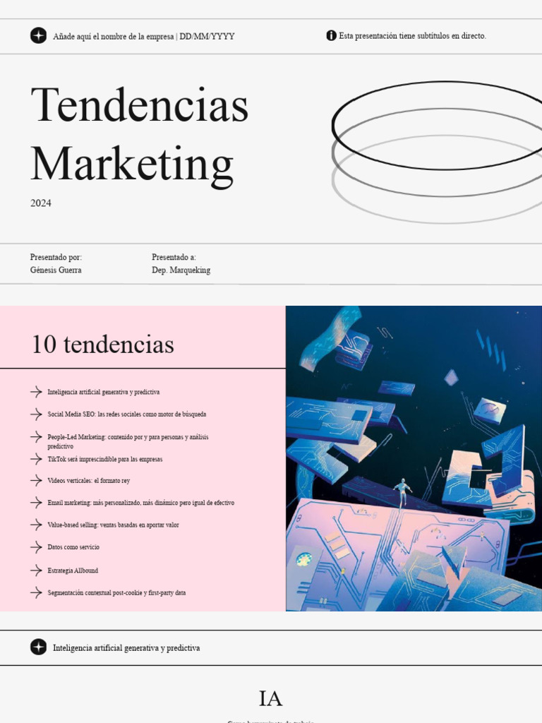 Tendencias Marketing 2024 + IA | PDF | Posicionamiento en buscadores ...