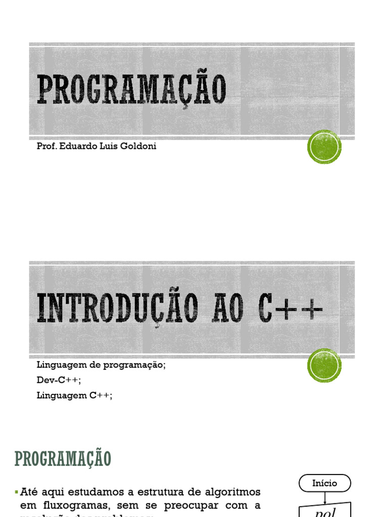 Introdução à Programação em C++ | PDF | C ++ | Linguagem de programação