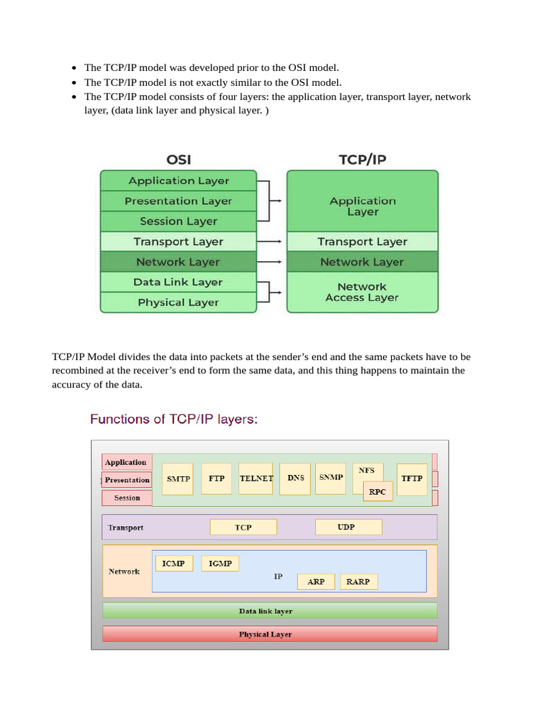 TCP | PDF | Osi Model | Internet Protocol Suite