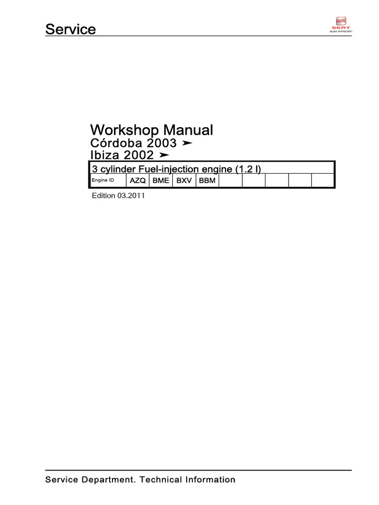 3 Cylinder Fuel-Injection Engine (1 2 L) | PDF | Fuel Injection ...