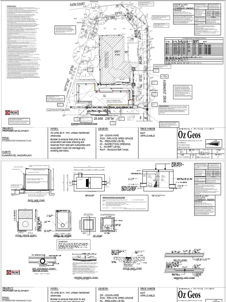 GT 0918 02 Stromwater Design 10 Avon Court Glen Waverley Revision 5