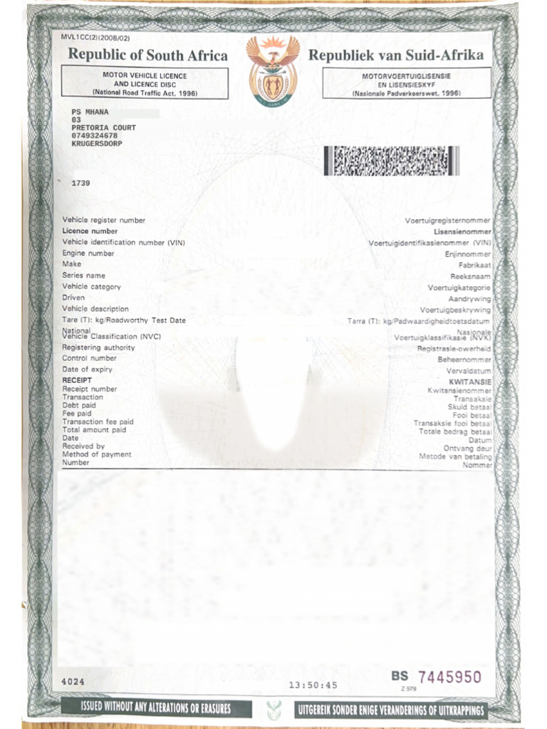 Traffic Template PDF