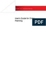 User Guide For Order Planing