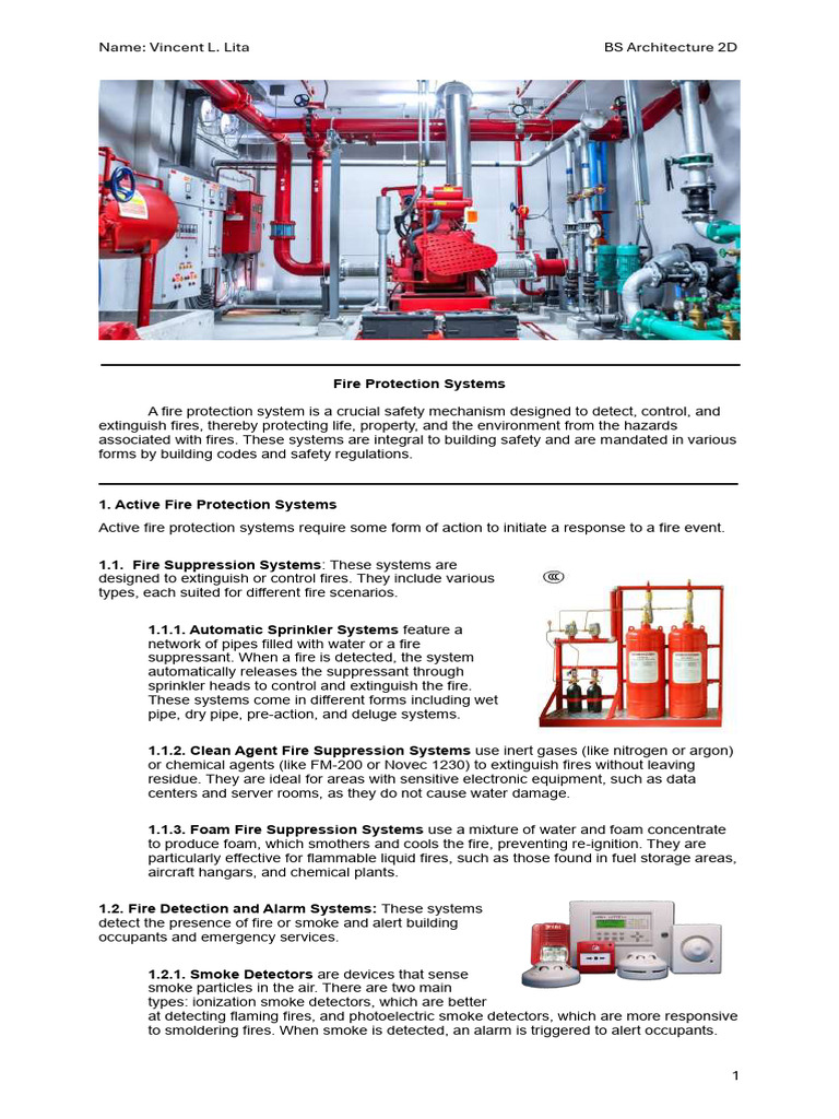 Fire Protection Systems - LITA (2D) | PDF | Active Fire Protection ...