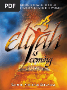 Elijah Is Coming - Sadhu Sundar Selvaraj