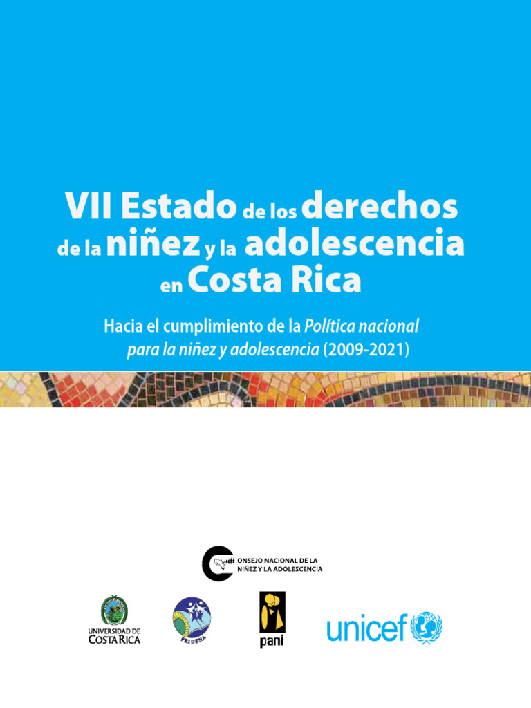 Estado de los Derechos de la niñez y la adolescencia | PDF | Costa Rica ...