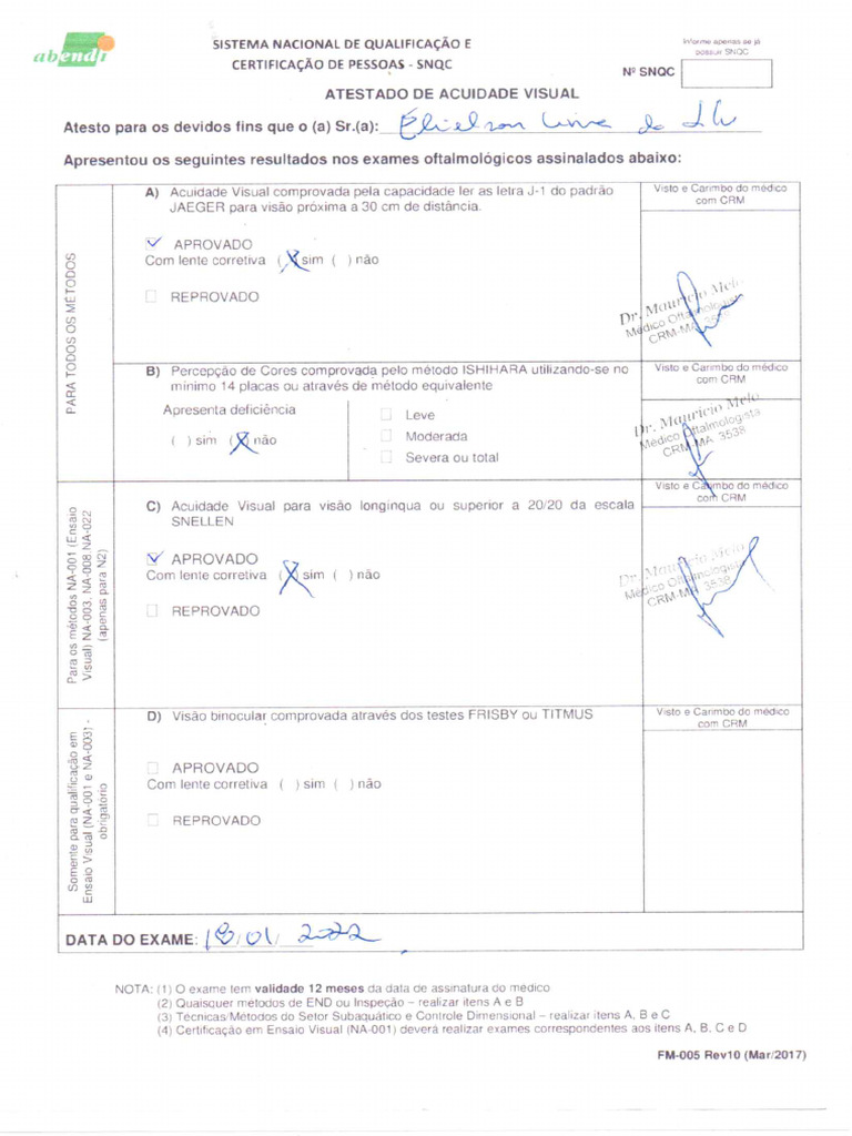 Acuidade Visual | PDF