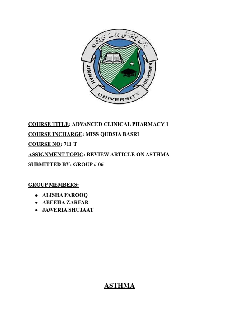 Asthma Cp Pdf Asthma Clinical Medicine
