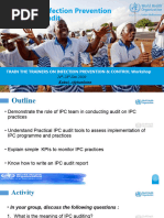 WHO Infection Control Risk Assessment Tool | PDF