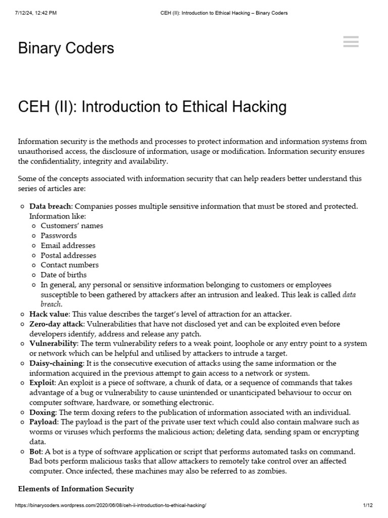Footprinting vs. Reconnaissance Explained | PDF | Information Security ...