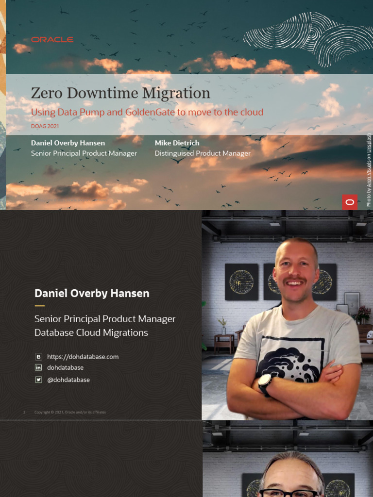 2021-11-18 Zero Downtime Migration Using Data Pump and GoldenGate To ...