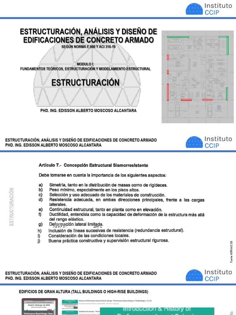 05 CCIP CA Estructuración | PDF | Hormigón | Columna
