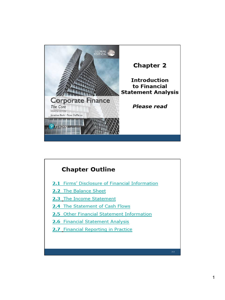 Financial Statement Analysis Overview | PDF | Book Value | Balance Sheet